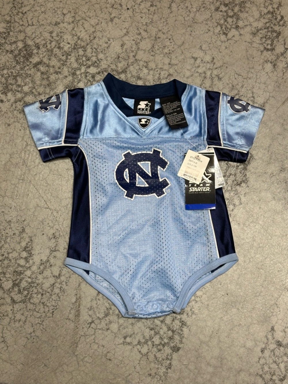 Vintage starter University of North Carolina Onesie piece, 24 months baby New